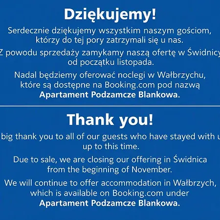 Bobrzańska - 4 Bedrooms Sypialnie Apartament Świdnica